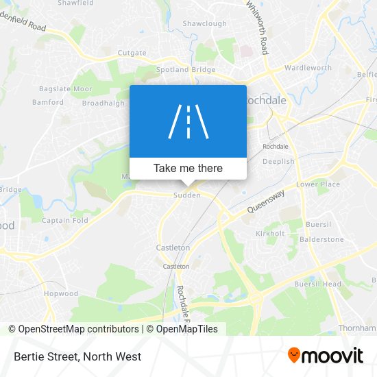 Bertie Street map