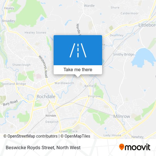 Beswicke Royds Street map