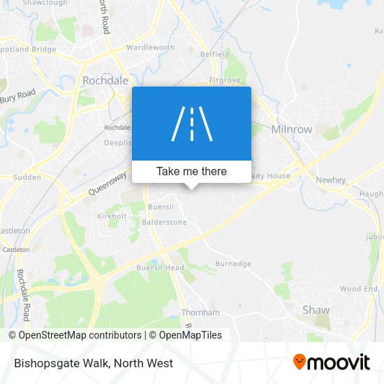 Bishopsgate Walk map