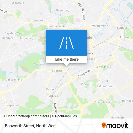 Bosworth Street map