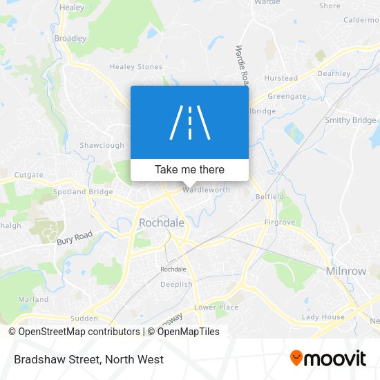 Bradshaw Street map