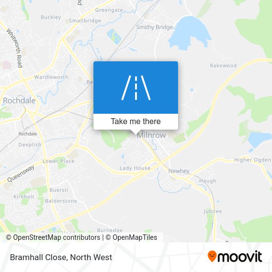 Bramhall Close map