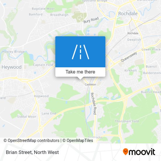 Brian Street map
