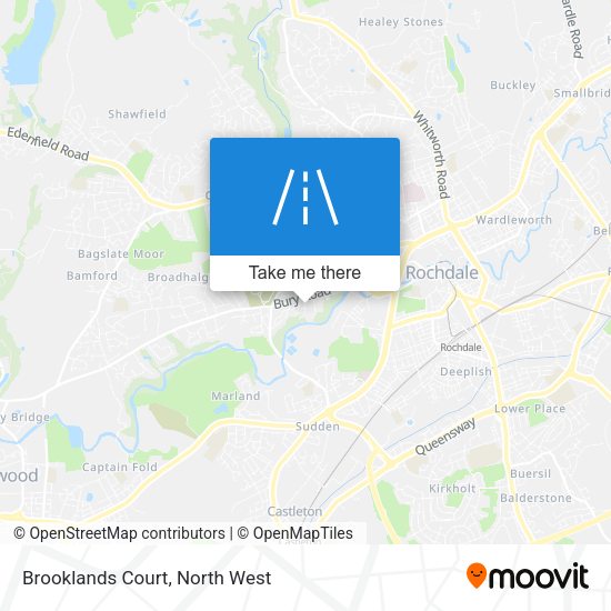 Brooklands Court map