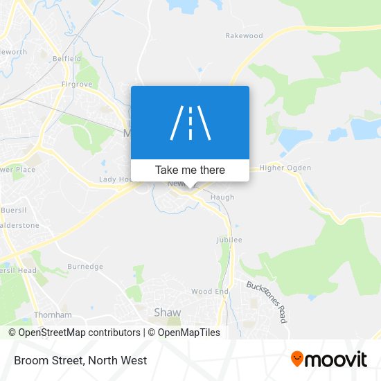 Broom Street map