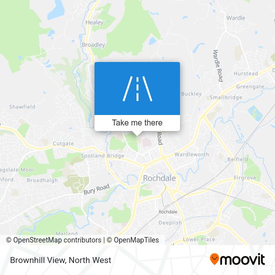 Brownhill View map