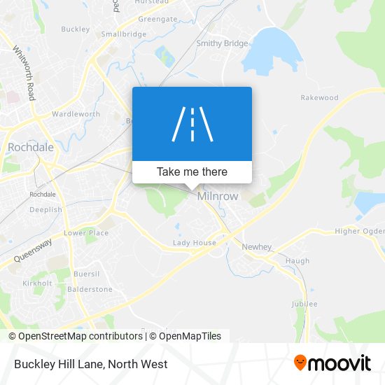 Buckley Hill Lane map