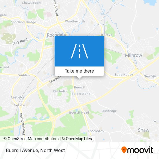Buersil Avenue map