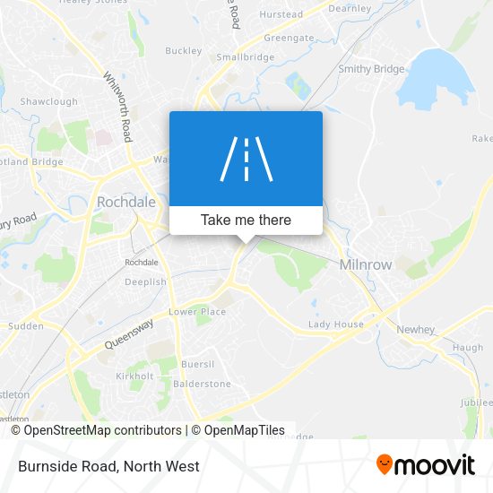 Burnside Road map