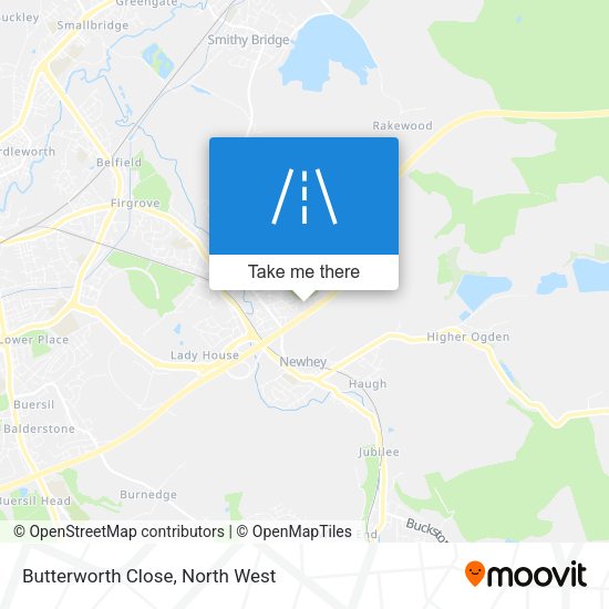 Butterworth Close map