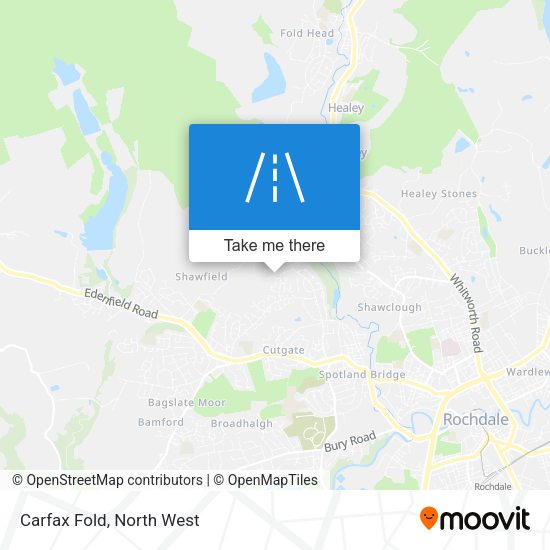 Carfax Fold map