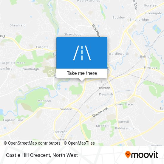 Castle Hill Crescent map