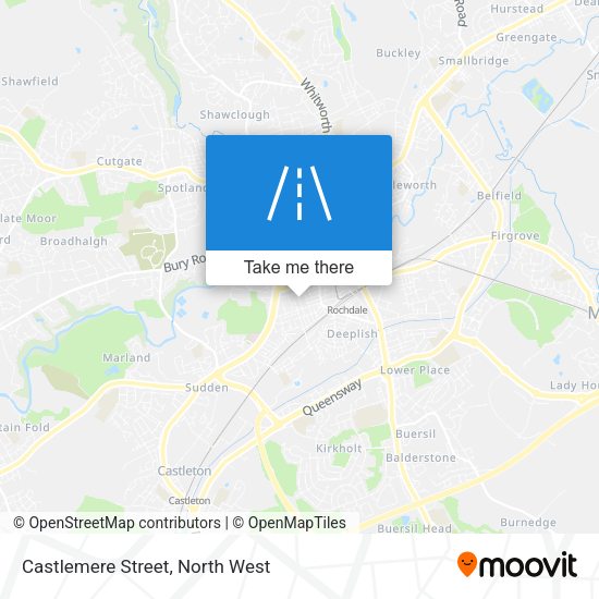 Castlemere Street map