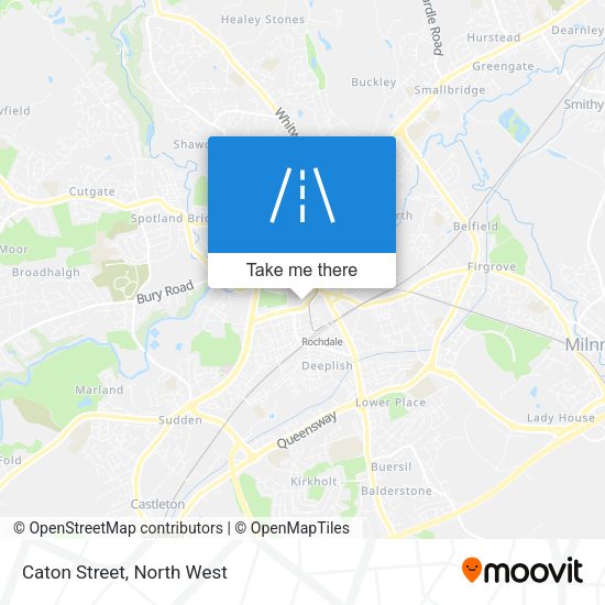 Caton Street map