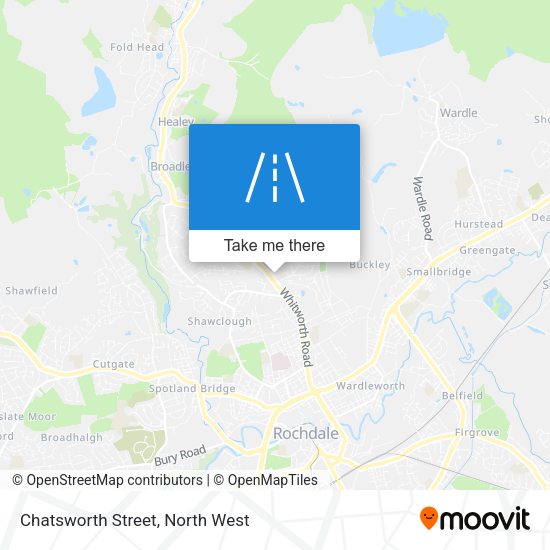 Chatsworth Street map