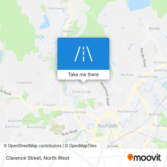 Clarence Street map