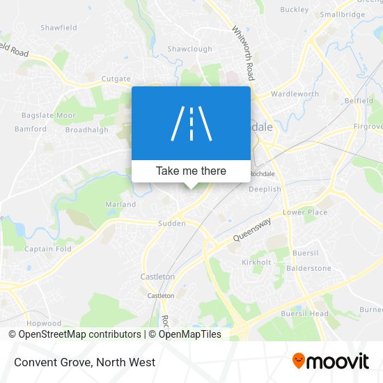 Convent Grove map