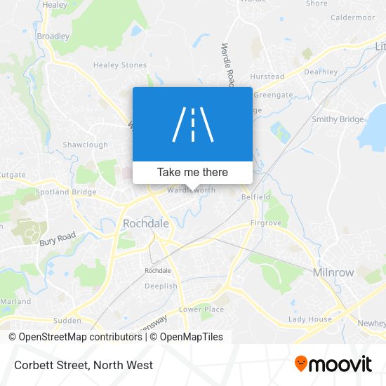 Corbett Street map
