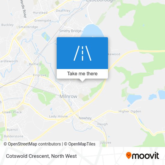 Cotswold Crescent map
