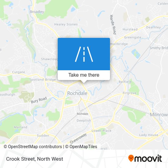 Crook Street map