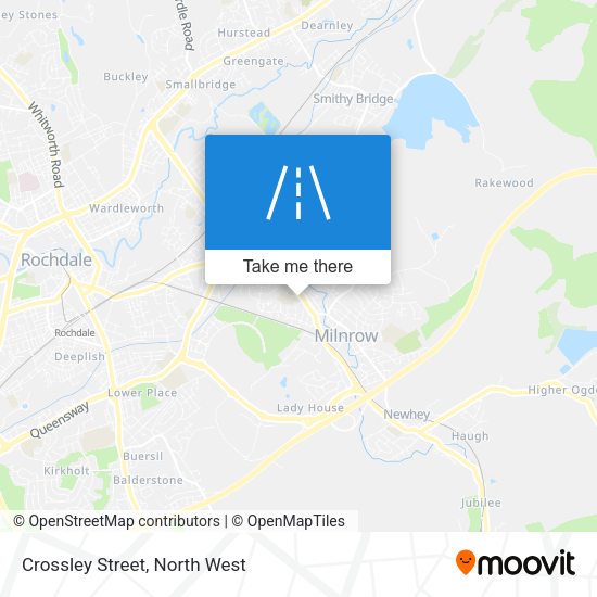 Crossley Street map