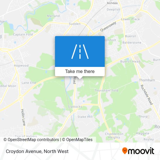 Croydon Avenue map