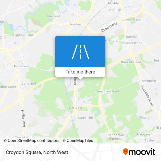 Croydon Square map