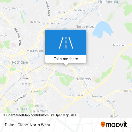 Dalton Close map