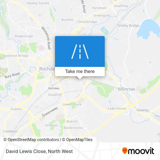 David Lewis Close map