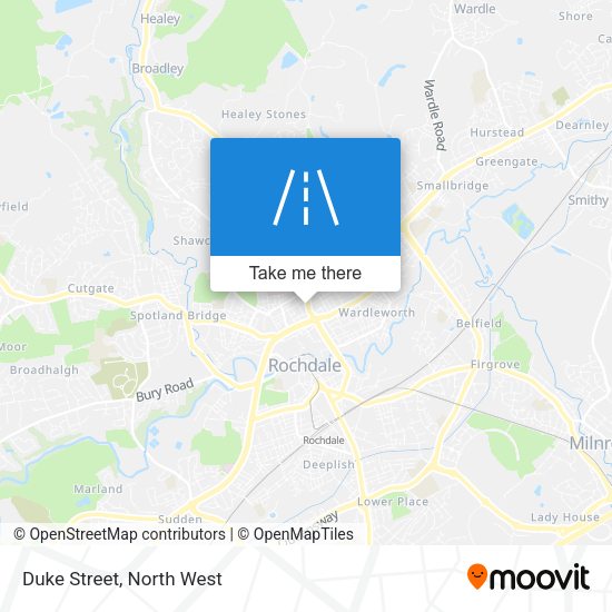 Duke Street map