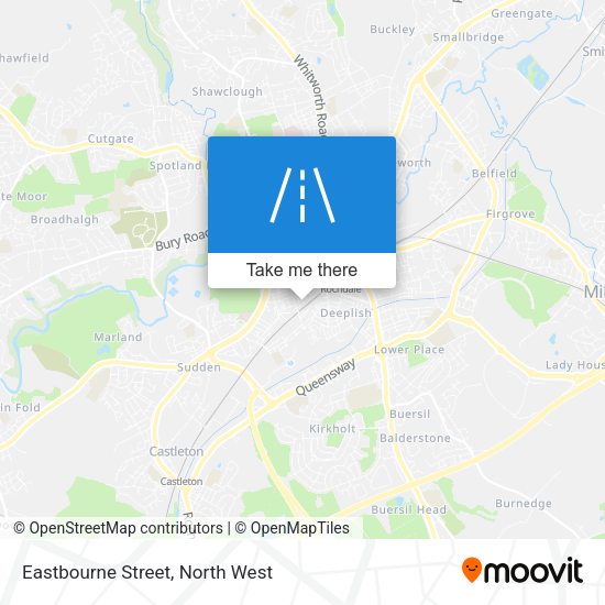 Eastbourne Street map