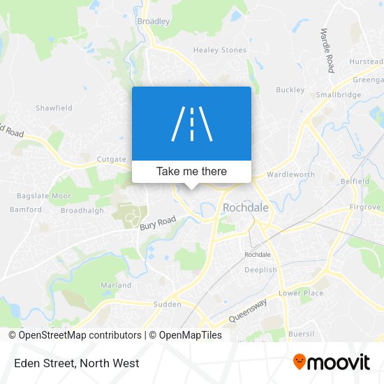 Eden Street map