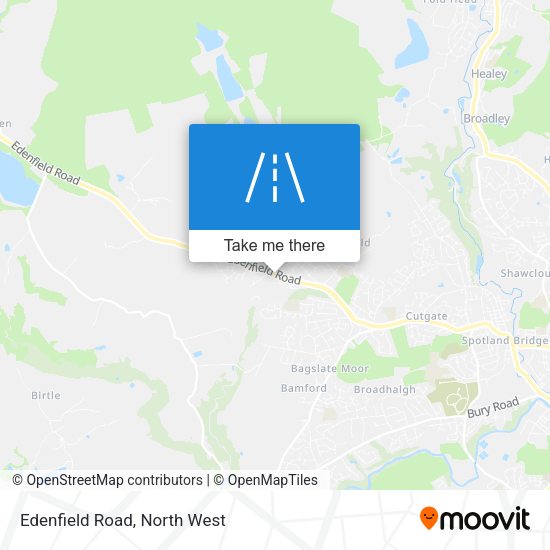Edenfield Road map