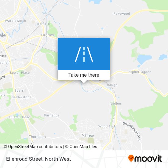 Ellenroad Street map