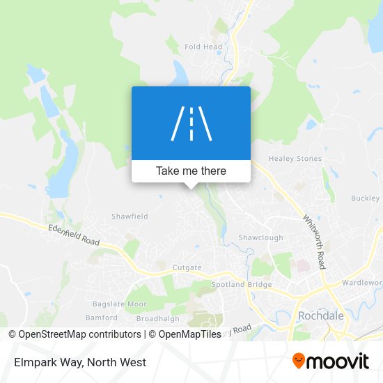 Elmpark Way map