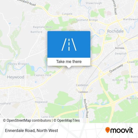 Ennerdale Road map