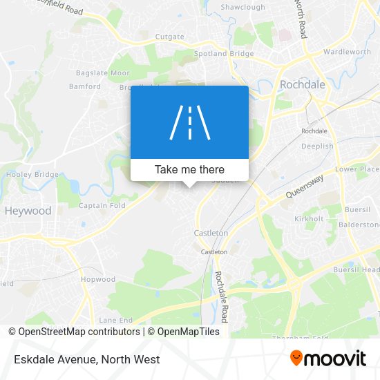 Eskdale Avenue map