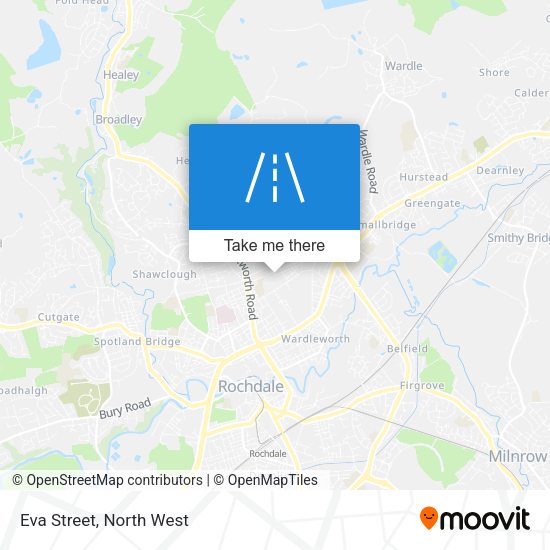 Eva Street map