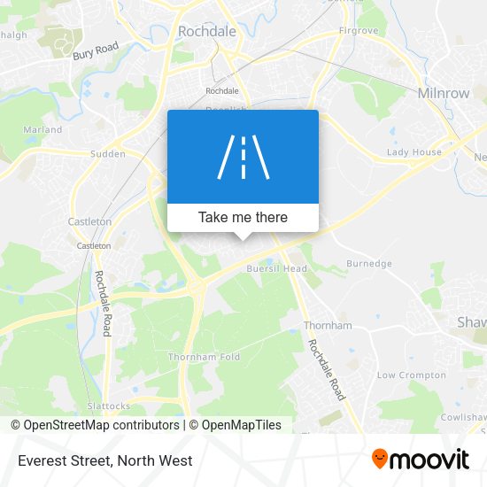 Everest Street map