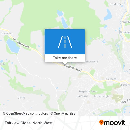 Fairview Close map