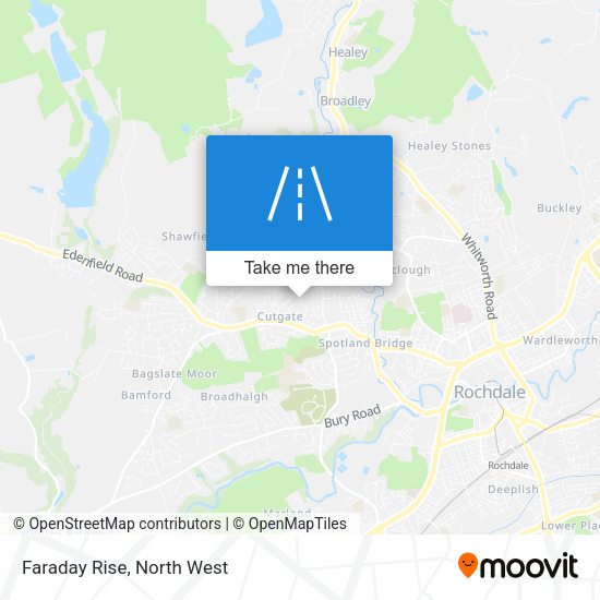 Faraday Rise map