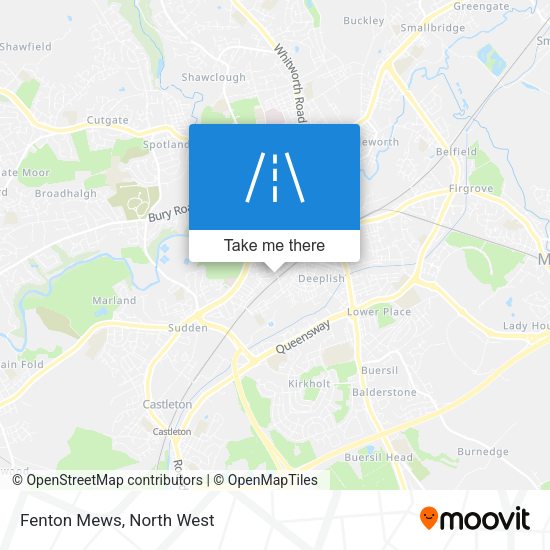 Fenton Mews map