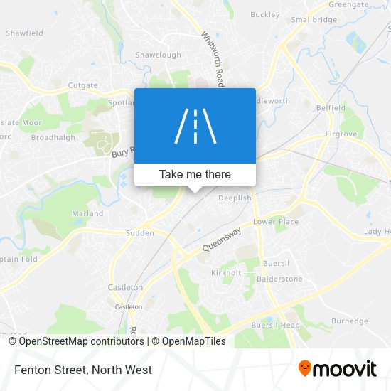 Fenton Street map