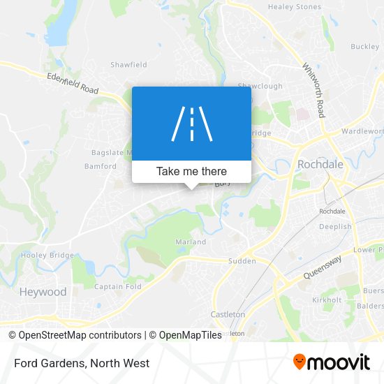 Ford Gardens map