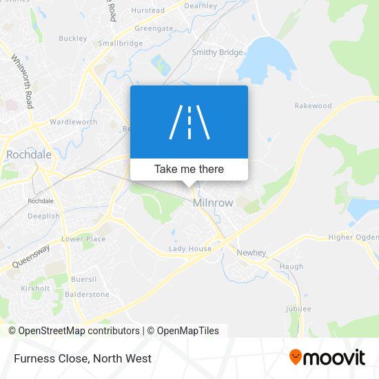 Furness Close map