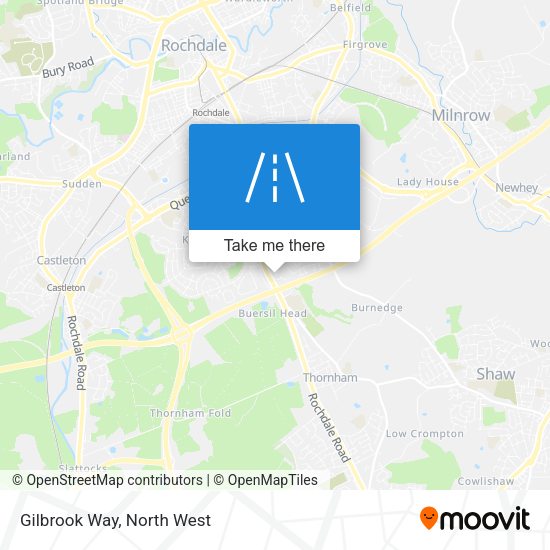 Gilbrook Way map