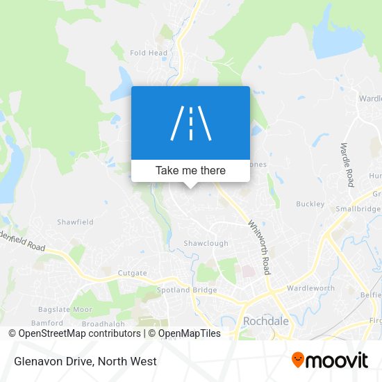 Glenavon Drive map