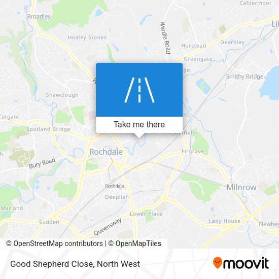 Good Shepherd Close map