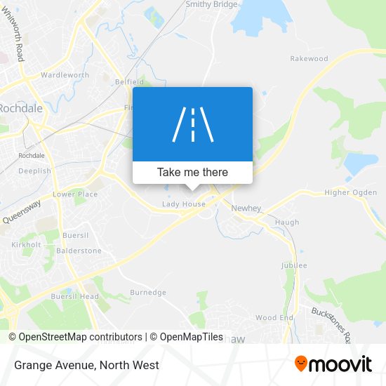 Grange Avenue map