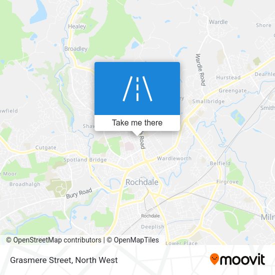 Grasmere Street map